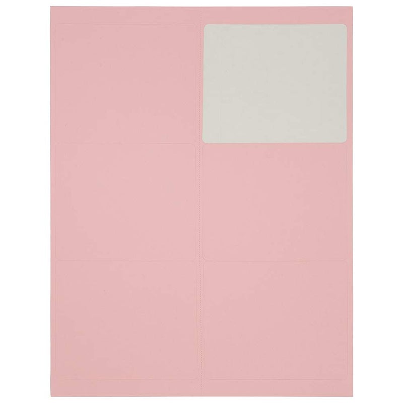 JAM PAPER Shipping Address Labels - Large - 3 1/3 x 4 - Baby Pink Pastel - 120/Pack - Image 5